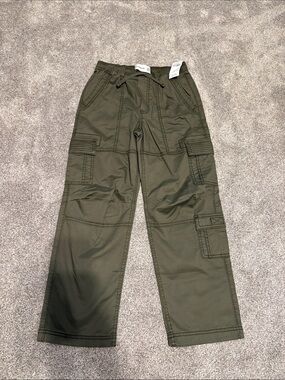 NWT Abercrombie kids Olive Green Cargo Pants